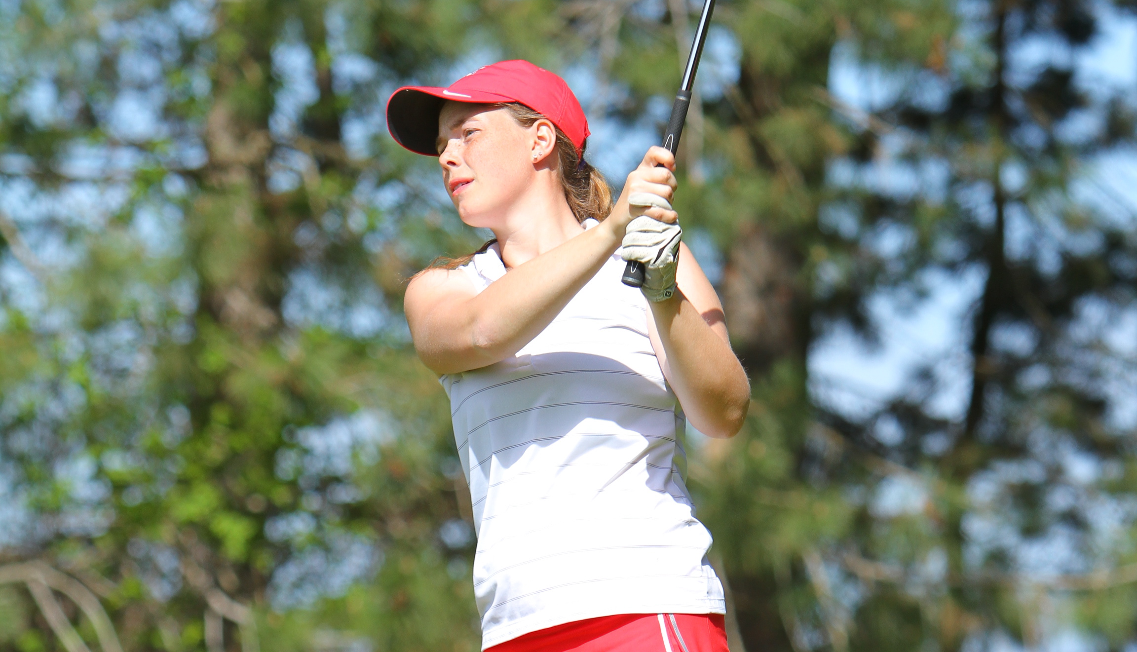 NNU's Samantha Miller is the individual leader after the first day of competition.